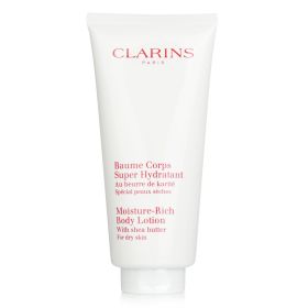 Clarins - Moisture Rich Body Lotion with Shea Butter - For Dry Skin - 200ml/7oz StrawberryNet