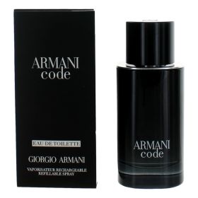 Armani Code by Giorgio Armani (Option: 2.5 oz Eau De Toilette Refillable Spray for Men)