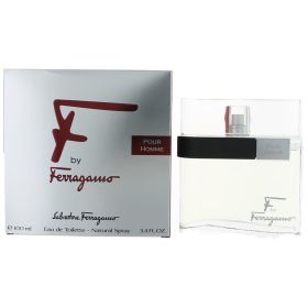 F by Salvatore Ferragamo (Option: 3.4 oz Eau De Toilette Spray for Men)