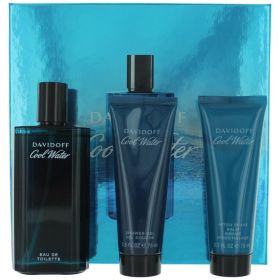 Cool Water by Davidoff (Option: 3 Piece Gift Set for Men)