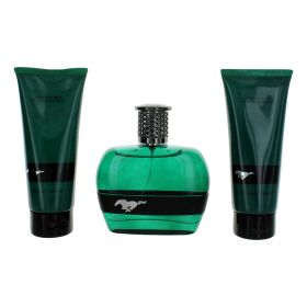 Mustang Green by Mustang (Option: 3 Piece Gift Set for Men)