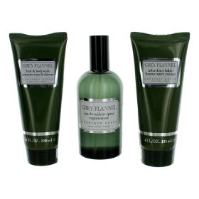 Grey Flannel by Geoffrey Beene (Option: 3 Piece Gift Set for Men)