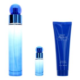 Perry Ellis 360 Very Blue by Perry Ellis (Option: 3 Piece Gift Set for Men)