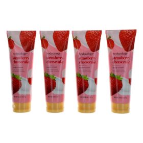 Strawberry Cheesecake by Bodycology (Option: 4 Pack 8 oz Moisturizing Body Cream for Women)