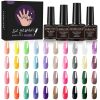 Limegirl Gel Nail Polish Kit Pink Glitter Pop Summer 40/24 Colors Semi-Permanent UV Led Gel Varnish Soak Nails